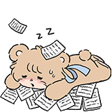 mikko的日常表情-疲惫