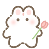 可爱兔日常-送花