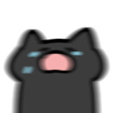 可爱小黑猫-崩溃
