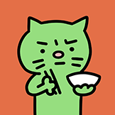 焦绿猫-吃饭