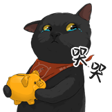 猫右-表情包-哭哭
