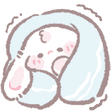 眠眠兔-躲进小被