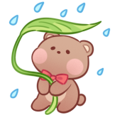 萌宠派对-躲雨
