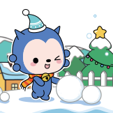 阿狸-堆雪人
